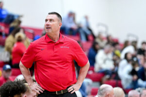 University head coach Joe Schmidle reaches 200-career wins at helm of the Hawks